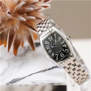FRANCK MULLER フランク・ミュラー トノーカーべックス 1752QZ ブラック SSブレス メイン