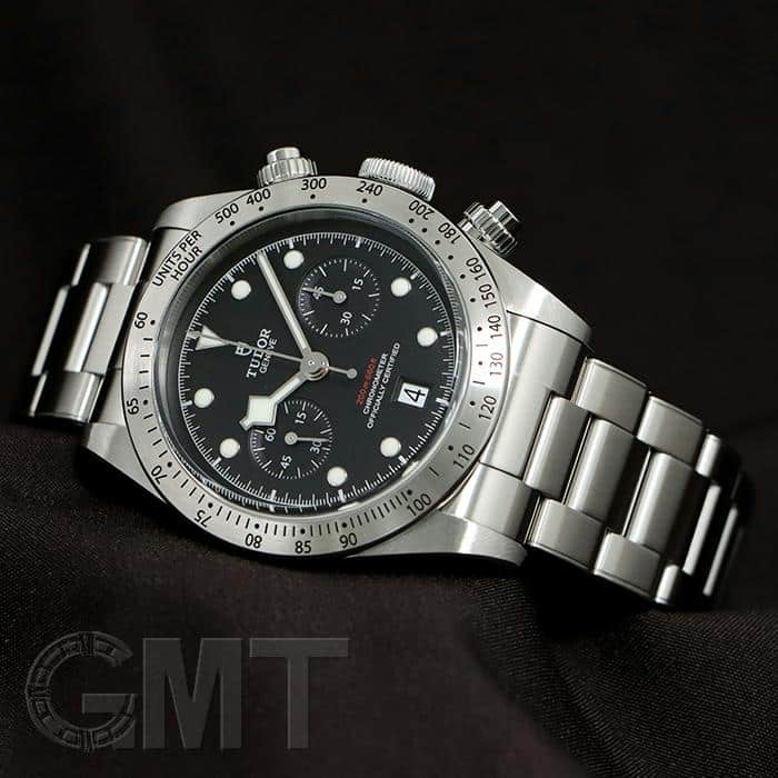 中古)TUDOR チューダー ヘリテージブラックベイ クロノ 79350