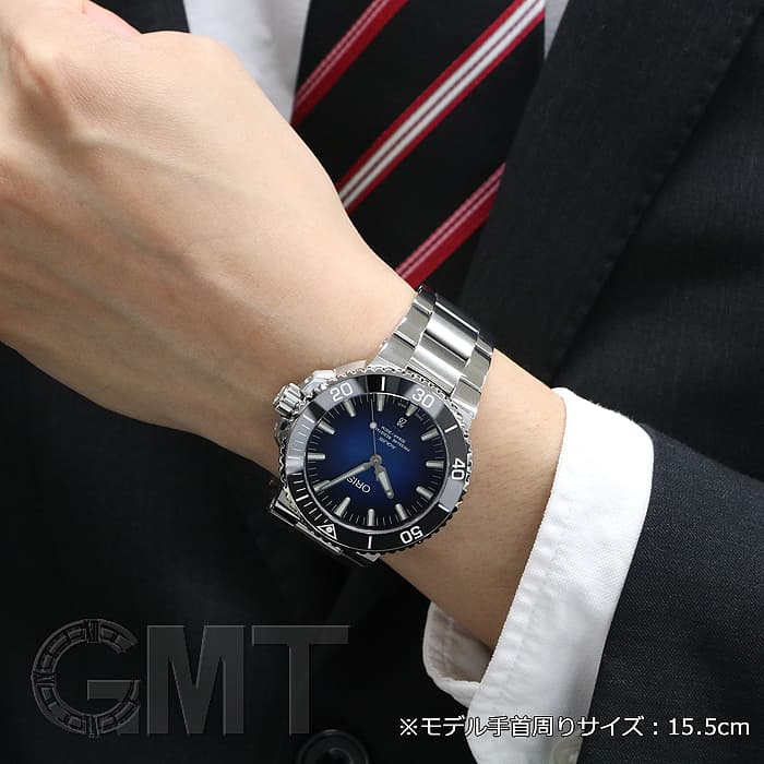 新品)ORIS オリス アクイス デイト クリッパートン リミテッド