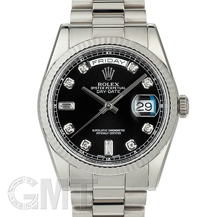 中古)ROLEX ロレックス デイデイト 118239A ブラック（商品ID