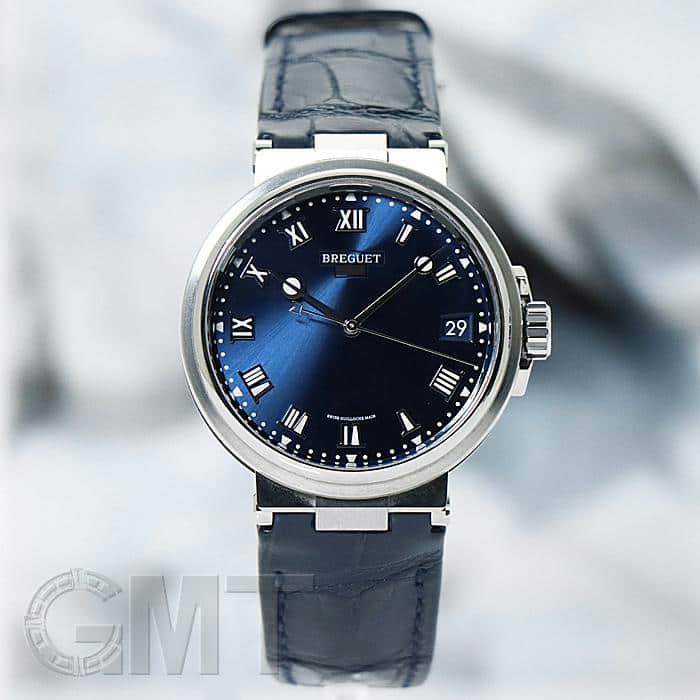 中古)BREGUET ブレゲ マリーン 40mm 5517TI/Y1/9ZU チタン（商品ID 