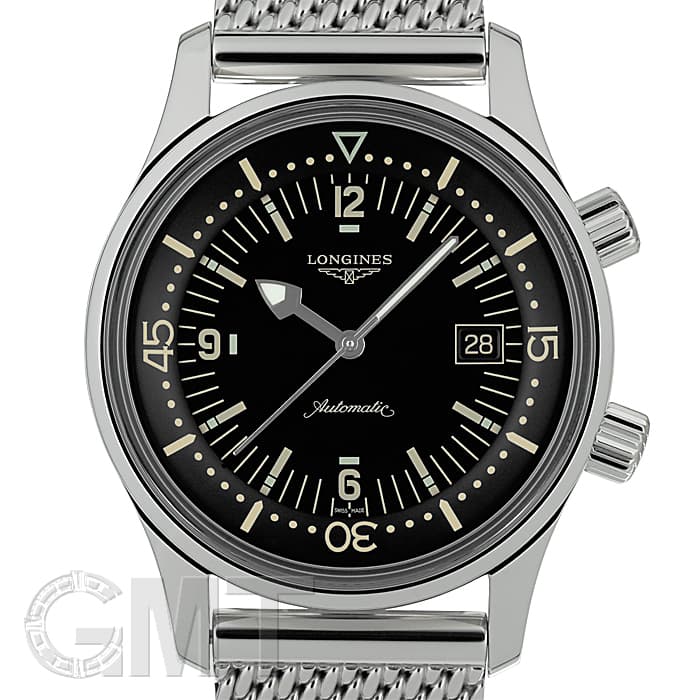 新品)LONGINES ロンジン ヘリテージ レジェンド ダイバー メッシュ