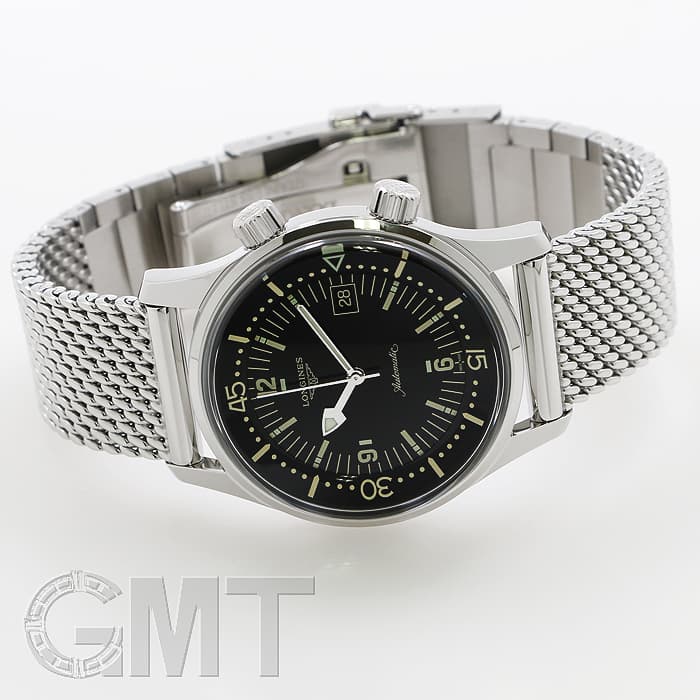 新品)LONGINES ロンジン ヘリテージ レジェンド ダイバー メッシュ