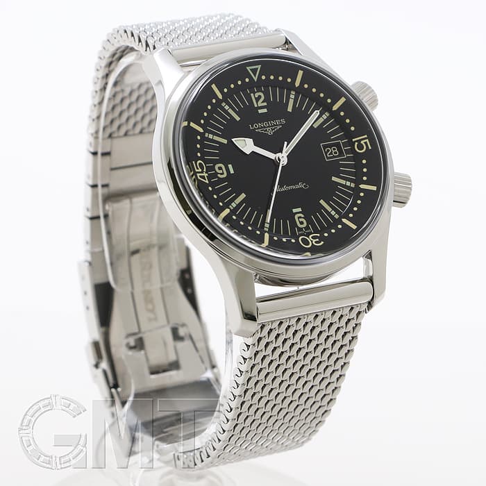 新品)LONGINES ロンジン ヘリテージ レジェンド ダイバー メッシュ