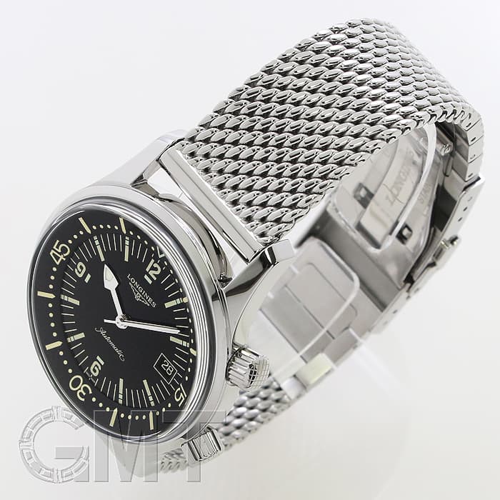 新品)LONGINES ロンジン ヘリテージ レジェンド ダイバー メッシュ