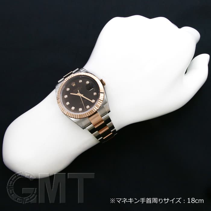 新品)ROLEX ロレックス デイトジャスト 41 126331G チョコレート
