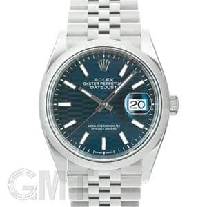 ROLEX ロレックス デイトジャスト 36 126200 ブルー フルーテッドモチーフ ジュビリーブレス メイン