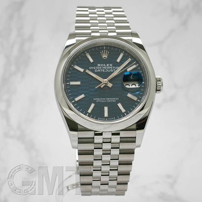 中古)ROLEX ロレックス デイトジャスト 36 126200 ブルー フルーテッド