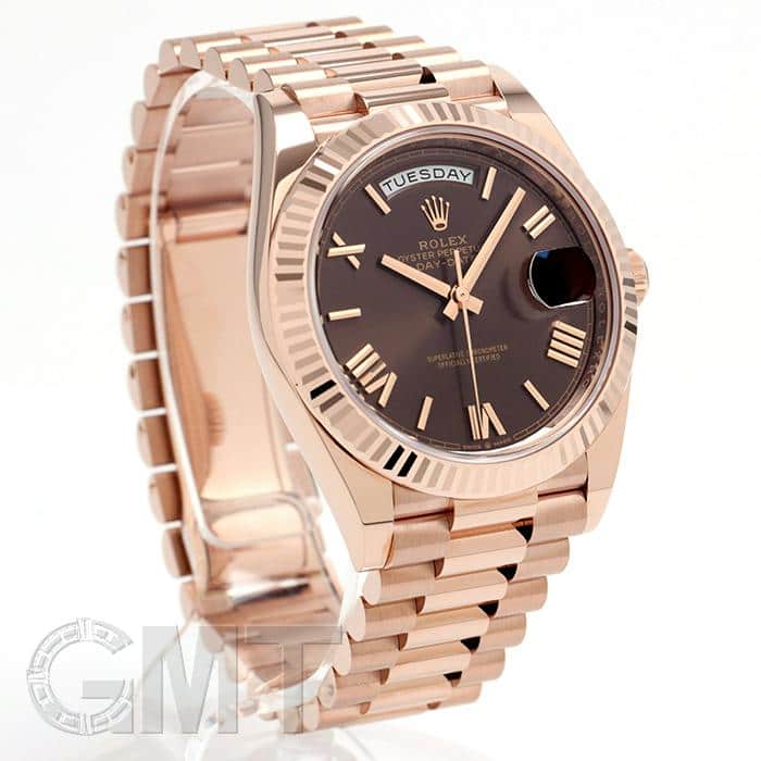 未使用)ROLEX ロレックス デイデイト 40 228235 チョコレートローマ