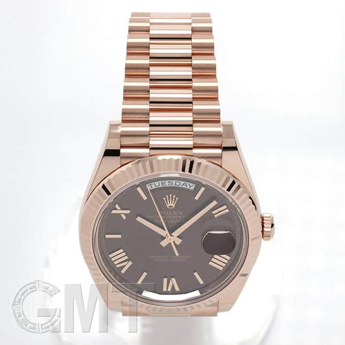 未使用)ROLEX ロレックス デイデイト 40 228235 チョコレートローマ