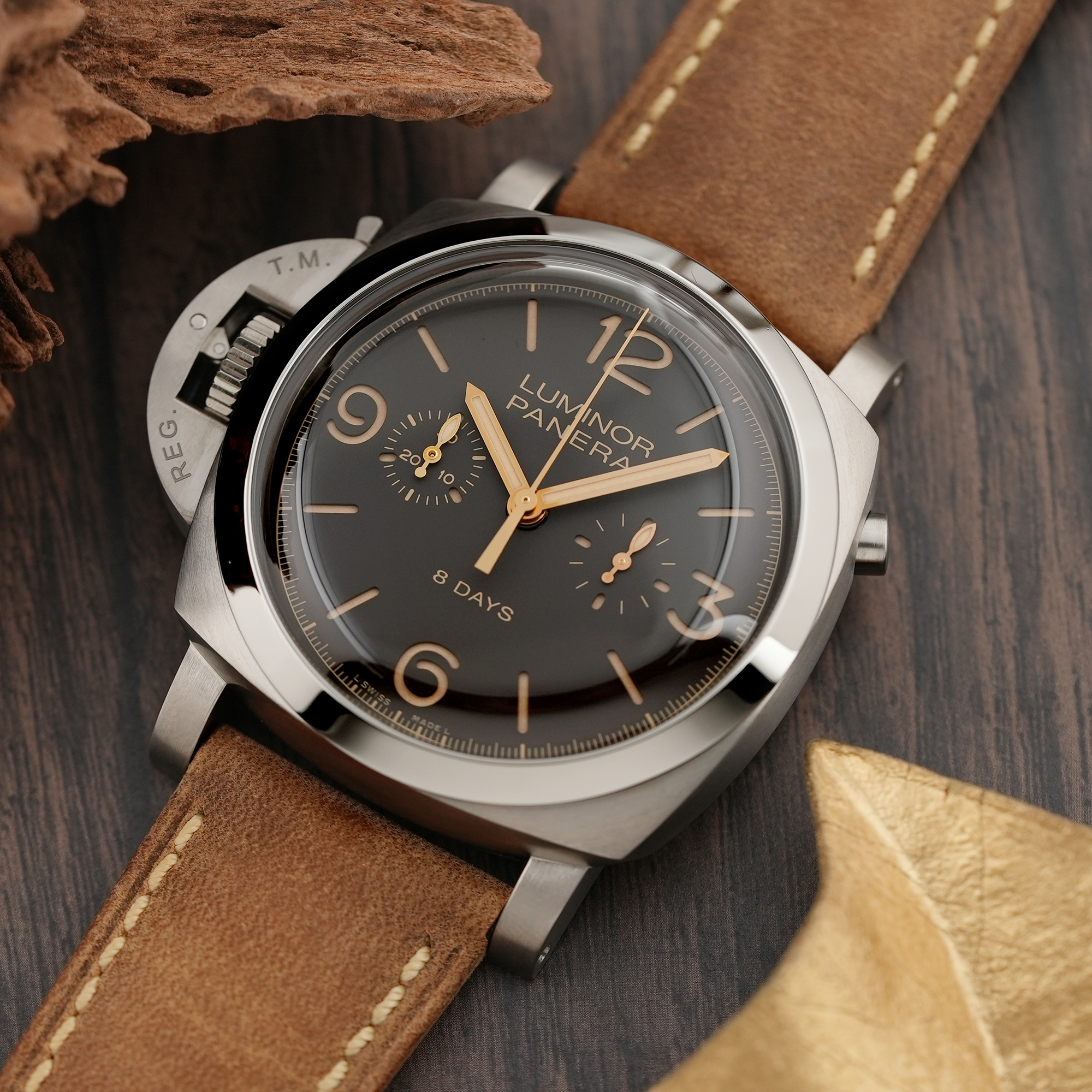 中古)OFFICINE PANERAI オフィチーネ パネライ ルミノール 1950 クロノ