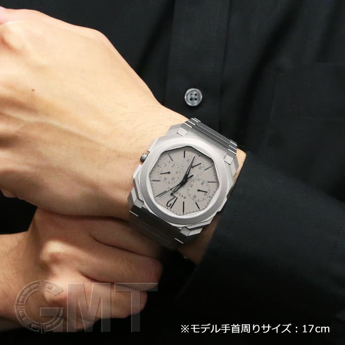 15milk　未使用 新品)BVLGARI ブルガリ オクト フィニッシモ クロノグラフ GMT 103068