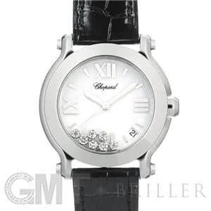 Chopard ハッピースポーツ用 ホワイト ラバーベルト Chopard ショパール ハッピースポーツ デイト 5P ダイヤモンド