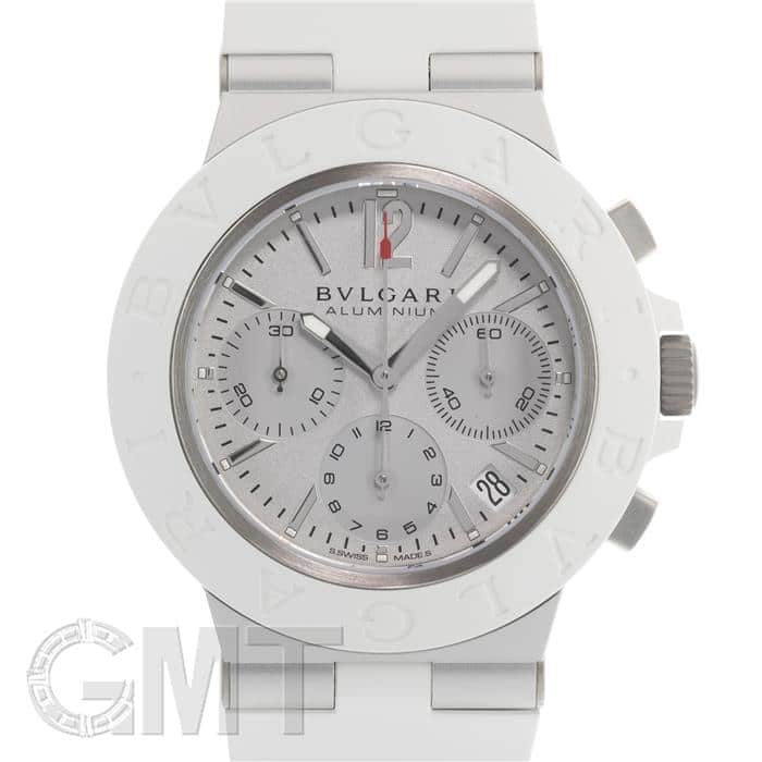 BVLGARIブルガリアルミニウム 新品)BVLGARI ブルガリ アルミニウム アルミニウム クロノグラフ