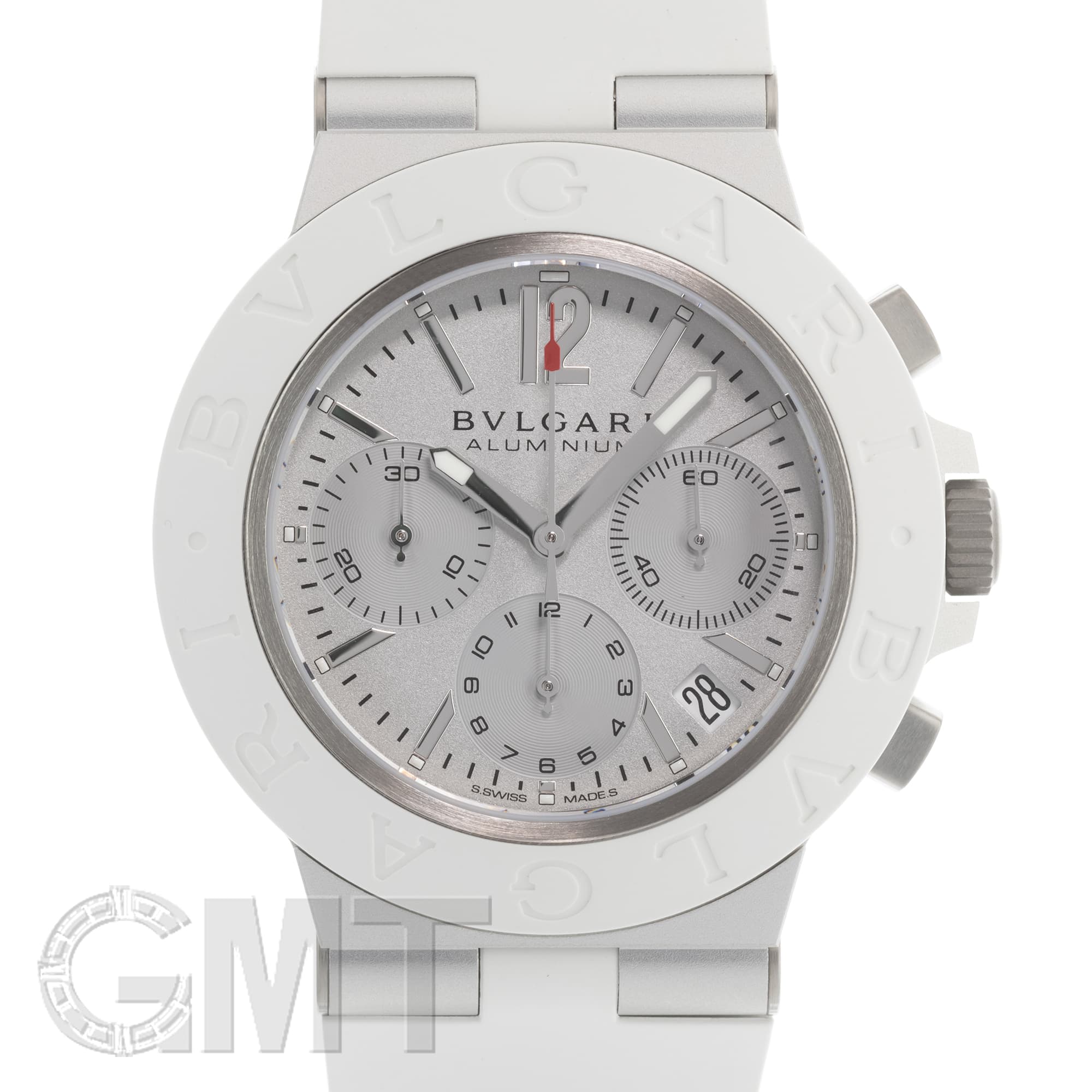 新品)BVLGARI ブルガリ アルミニウム アルミニウム クロノグラフ