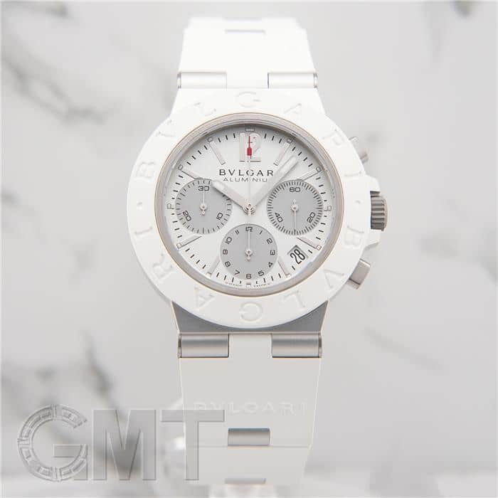 新品)BVLGARI ブルガリ アルミニウム アルミニウム クロノグラフ