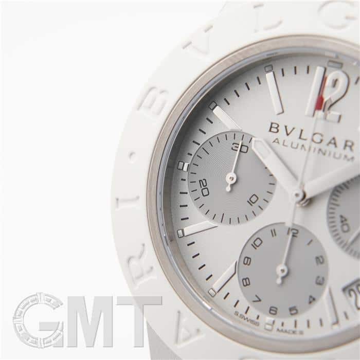 新品)BVLGARI ブルガリ アルミニウム アルミニウム クロノグラフ