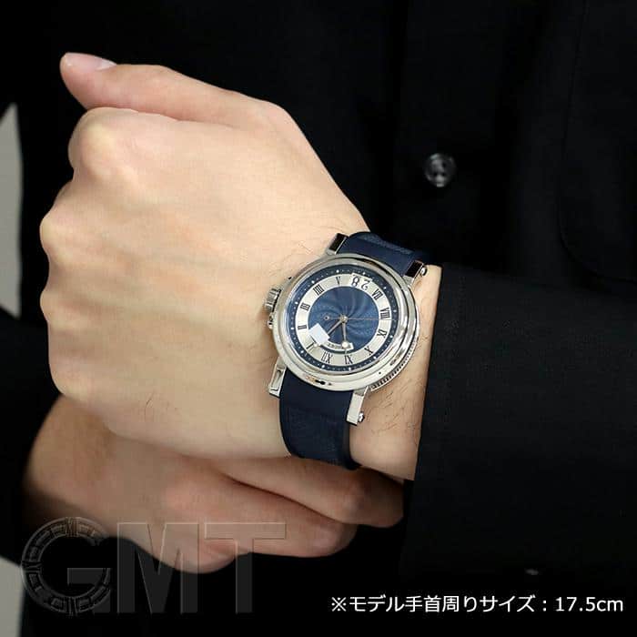 中古)BREGUET ブレゲ マリーン ブルー 5817ST/Y2/5V8（商品ID