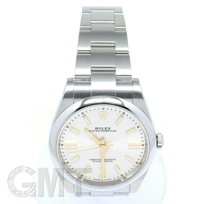 中古)ROLEX ロレックス オイスターパーペチュアル 41 124300 シルバー