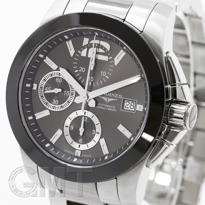 ロンジン LONGINES コンクエスト クロノグラフ L3.661.4 シェル