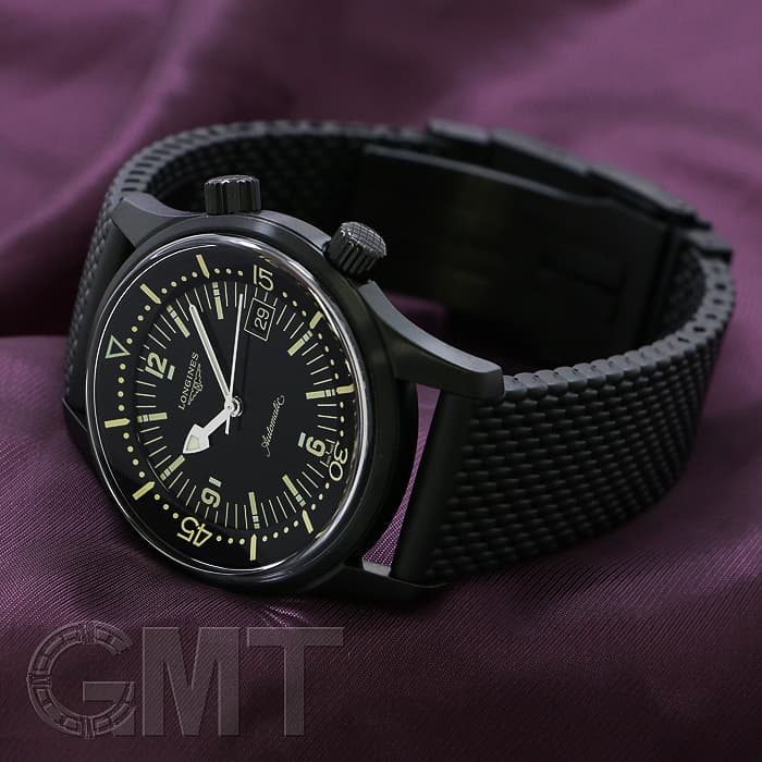 稼働 LONGINES ベリーハイプレシジョン 腕時計 デイト レザー b 新品)LONGINES ロンジン ヘリテージ レジェンド ダイバー L3.774.2