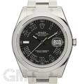 ROLEX ロレックス デイトジャスト II 116300 ブラック ローマ オイスターブレス【ワンプライス買取！アンリミテッド！期間限定】