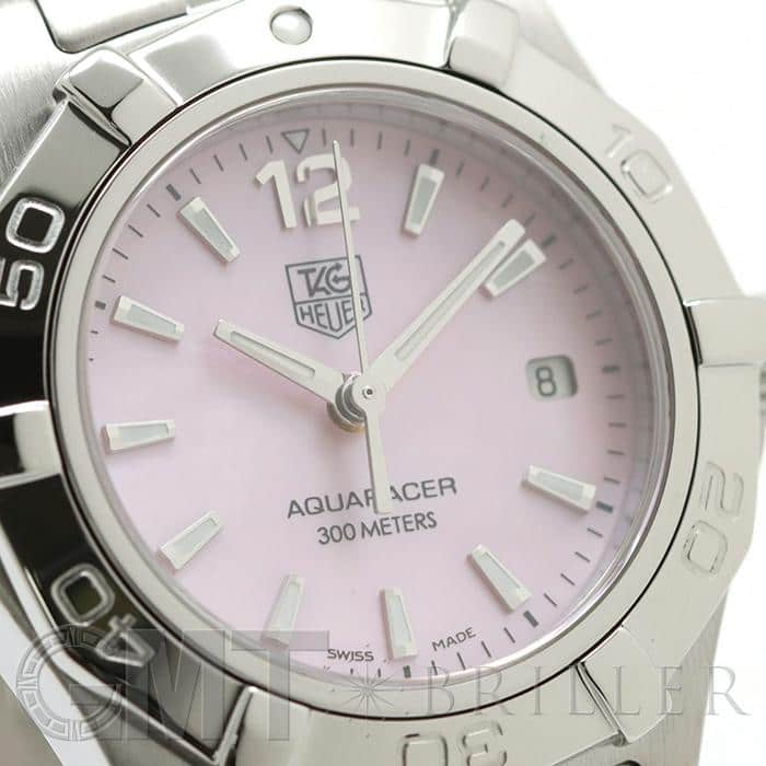 タグホイヤー TAG HEUER WAF1414 アクアレーサー シェルダイアル クォーツ レディース _947743 中古)TAG HEUER タグ・ホイヤー アクアレーサー レディ ピンクシェル