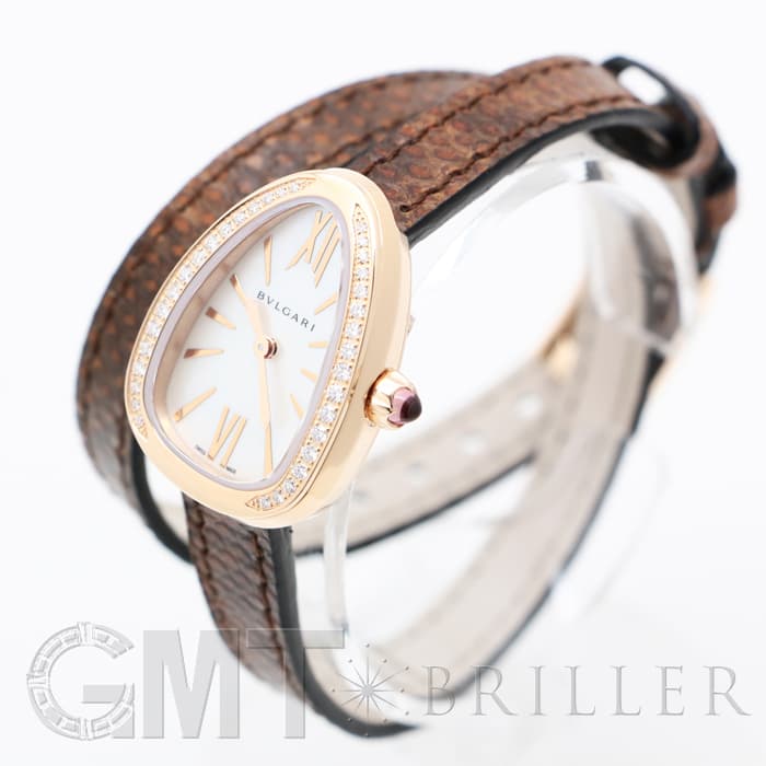 新品)BVLGARI ブルガリ セルペンティ SPP27WPGDL ホワイトシェル