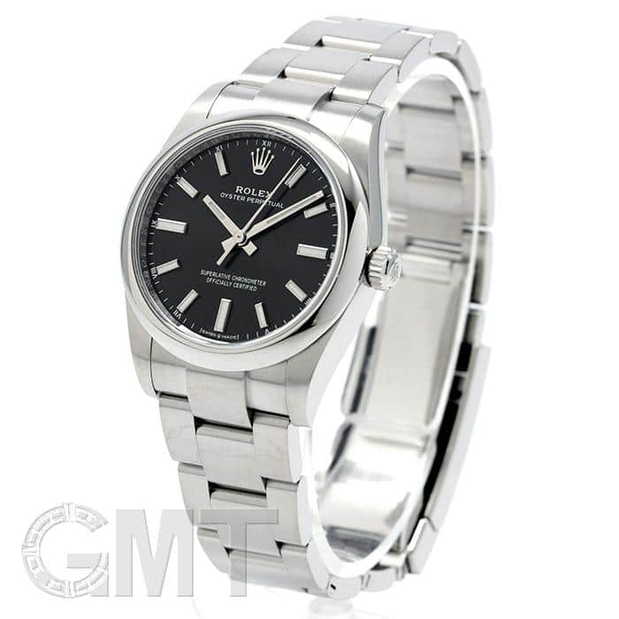ロレックス ROLEX オイスターパーペチュアル 34 ランダム番 腕【中古】 ROLEX - ロレックス ROLEX オイスターパーペチュアル 34 ランダム番 腕
