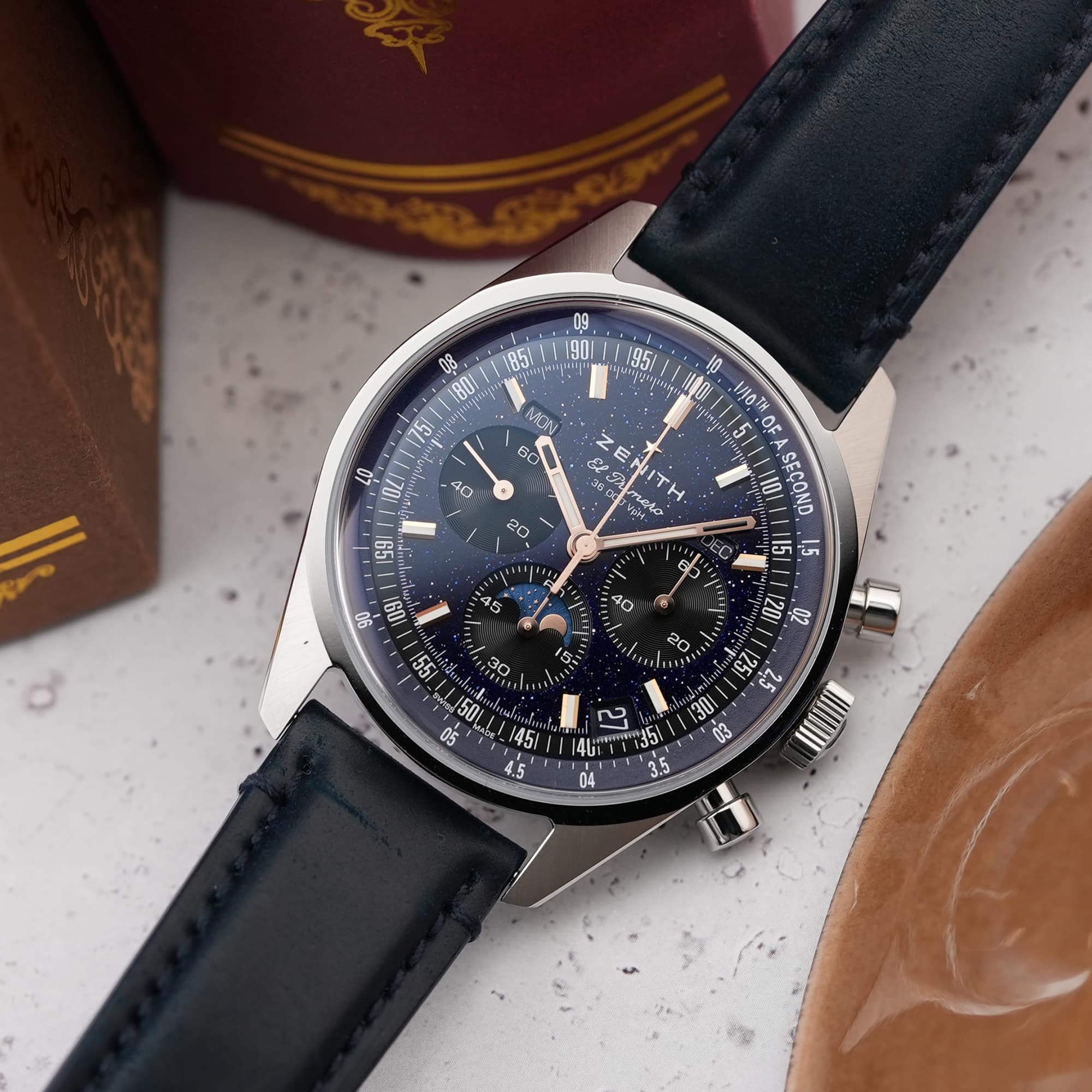 中古)ZENITH ゼニス クロノマスター オリジナル トリプルカレンダー