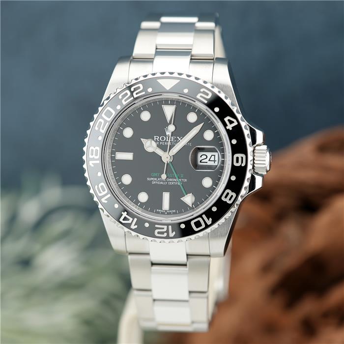 中古)ROLEX ロレックス GMTマスター II 116710LN ブラック（商品ID