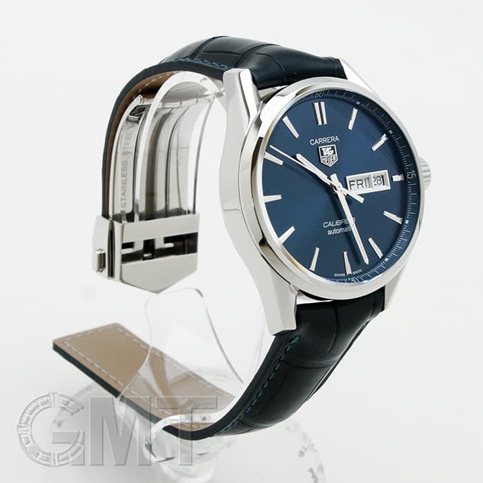 新品)TAG HEUER タグ・ホイヤー カレラ Cal.5 デイデイト ブルー