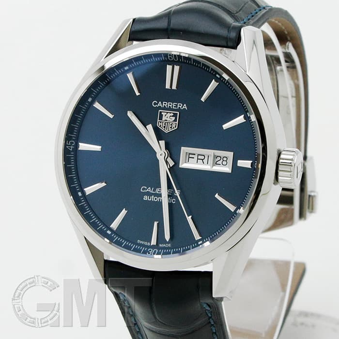 新品)TAG HEUER タグ・ホイヤー カレラ Cal.5 デイデイト ブルー
