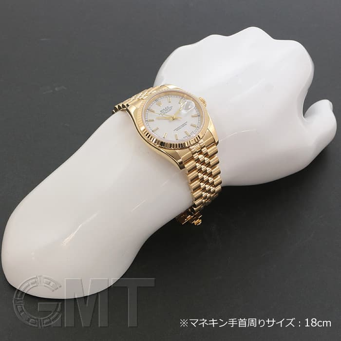 2020.0909購入ロレックス　デイトジャスト　28mm ホワイトゴールド 新品)ROLEX ロレックス デイトジャスト 28 279163 ホワイトローマ