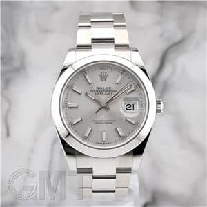 中古)ROLEX ロレックス デイトジャスト 41 シルバー 126300 オイスター