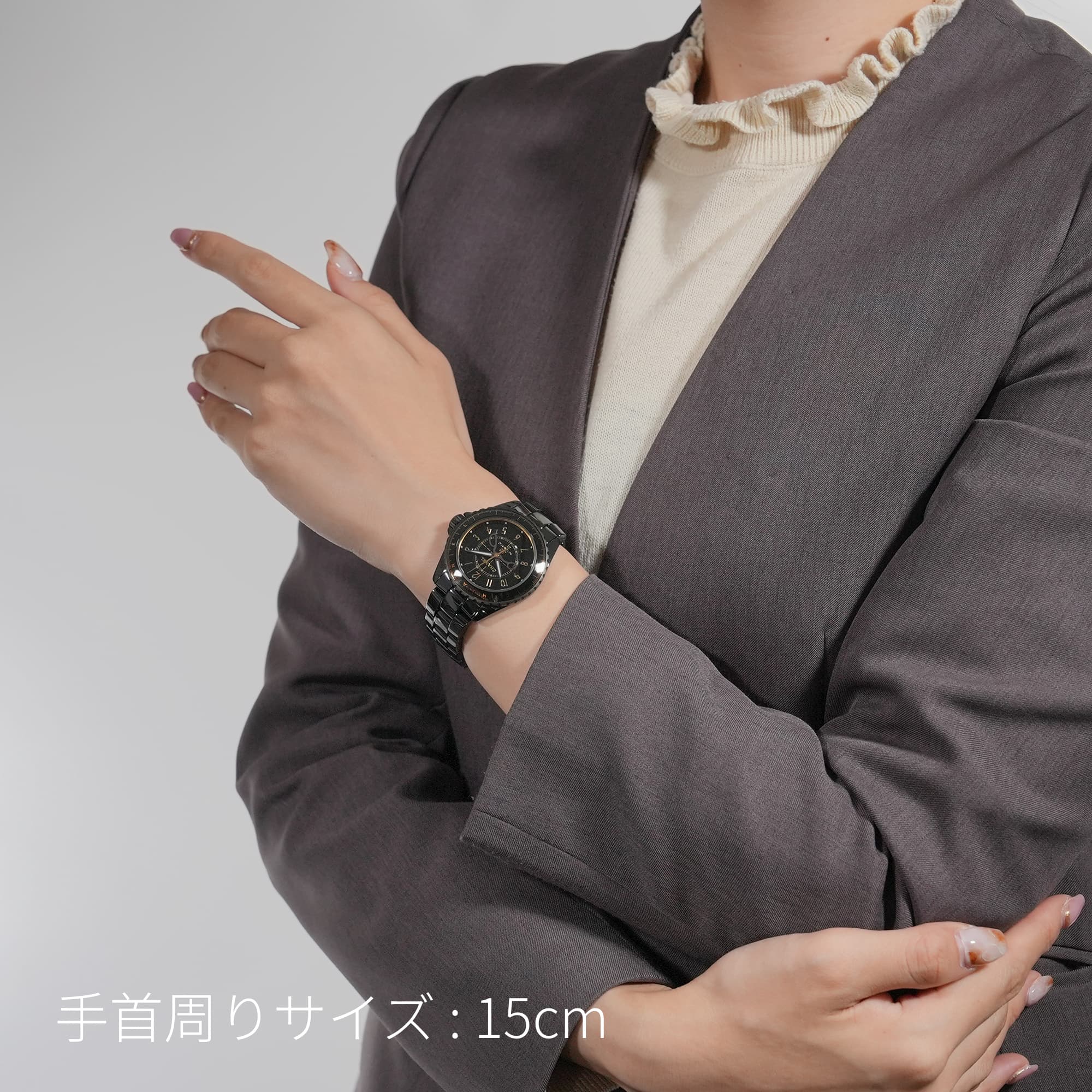 中古)CHANEL シャネル J12 クチュール 38mm H9762（商品ID