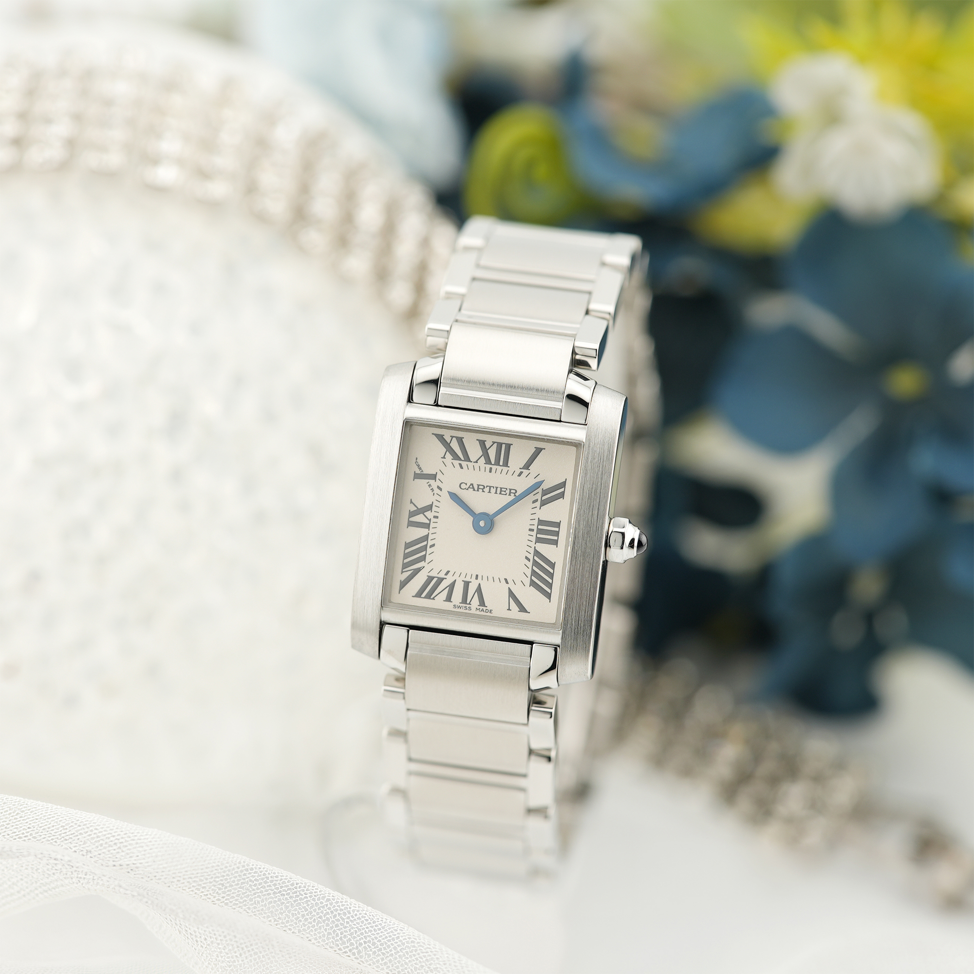 中古)CARTIER カルティエ タンク フランセーズ SM W51008Q3（商品ID 