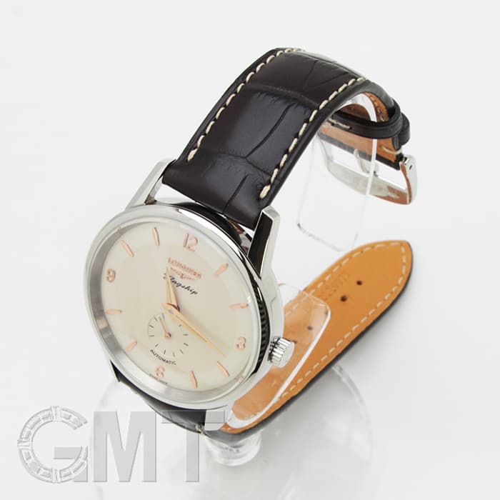 新品)LONGINES ロンジン ヘリテージ フラッグシップ シルバー L4.817.4