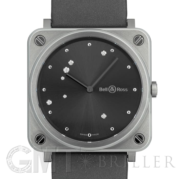新品)BELL & ROSS ベル&ロス BR S ダイヤモンドイーグル グレー BRS