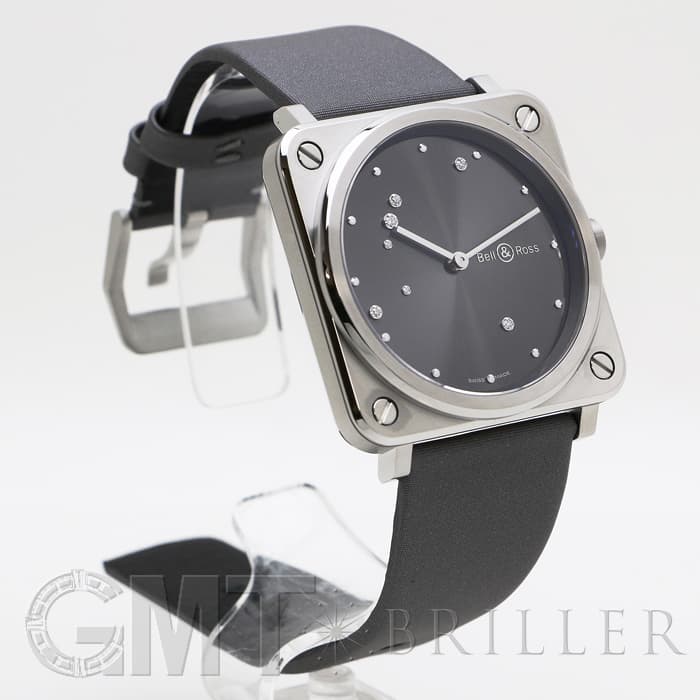 新品)BELL & ROSS ベル&ロス BR S ダイヤモンドイーグル グレー BRS