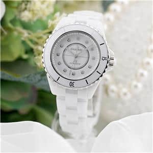 新品)CHANEL シャネル J12 33mm ホワイトセラミック