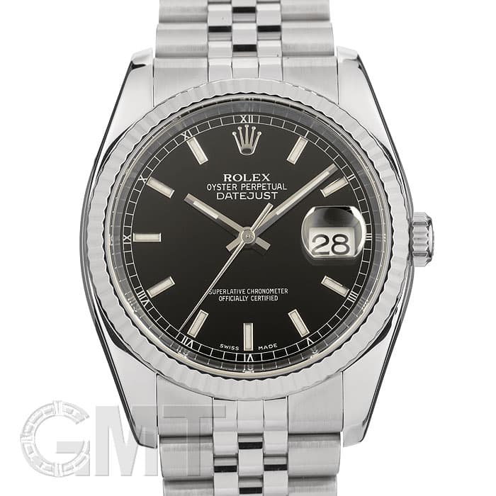 武田ページ 中古)ROLEX ロレックス デイトジャスト 116234 ブラック（商品ID