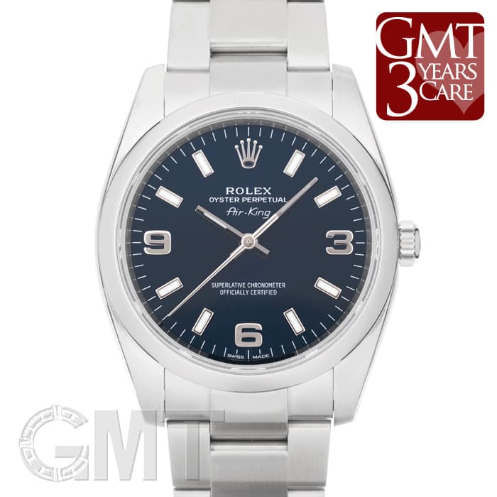 中古)ROLEX ロレックス エアキング 114200 ブルー 369(商品ID 中古)ROLEX ロレックス エアキング 114200 ブルー 369(商品ID