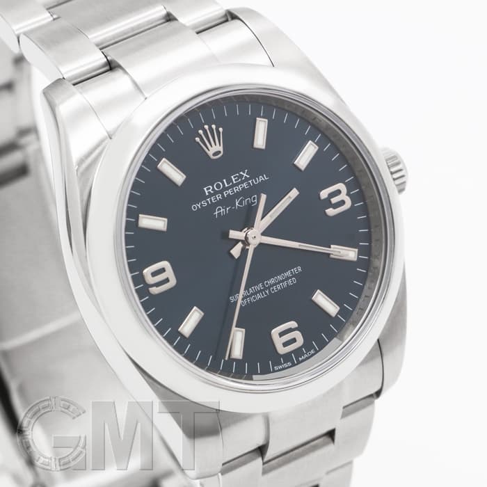 中古)ROLEX ロレックス エアキング 114200 ブルー 369（商品ID