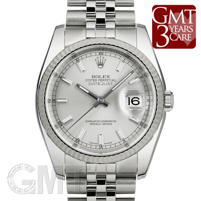 格安即決 中古)ROLEX ロレックス デイトジャスト 116234 シルバー（商品ID パーツ