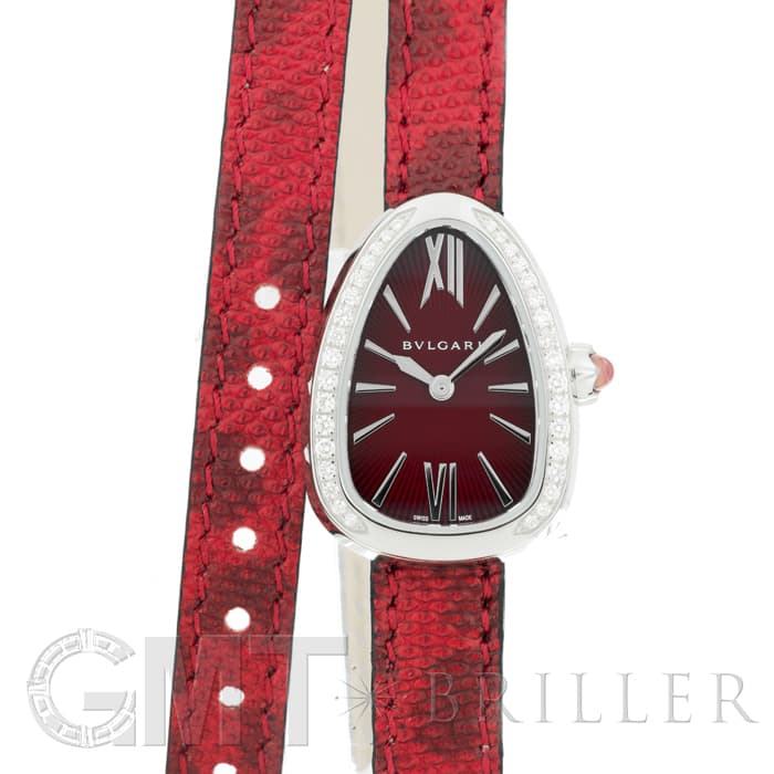 新品)BVLGARI ブルガリ セルペンティ SPS27C9SDL レッド SS ベゼル