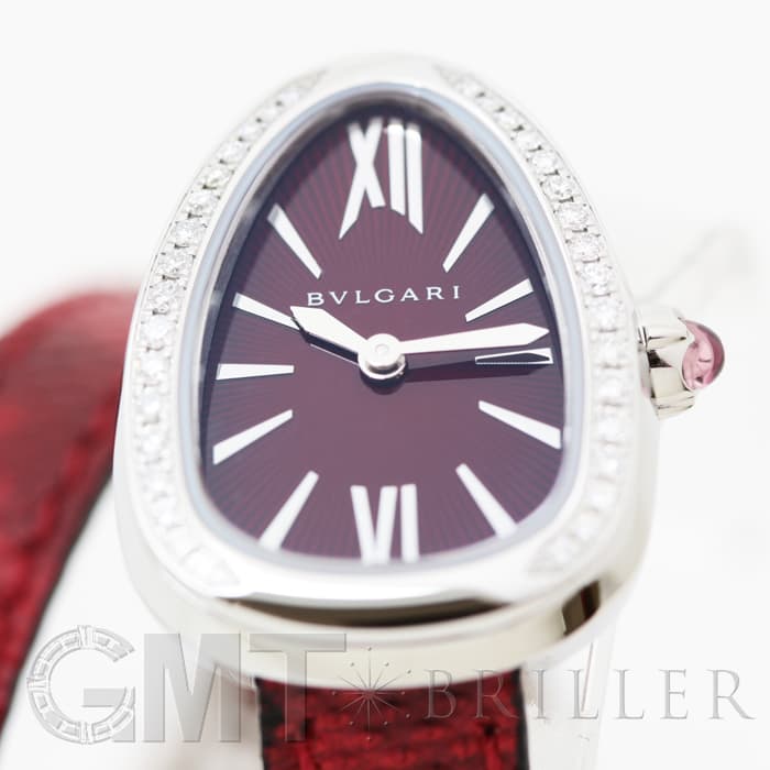 新品)BVLGARI ブルガリ セルペンティ SPS27C9SDL レッド SS ベゼル