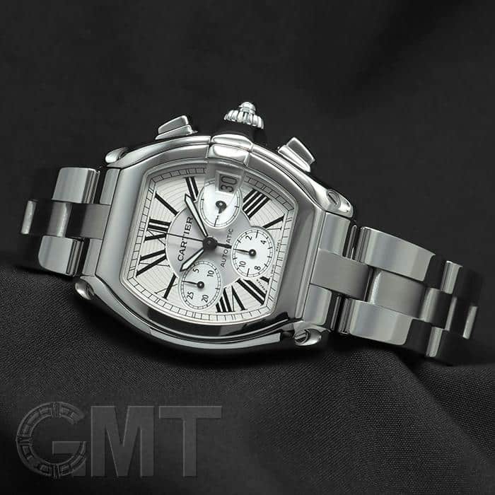 カルティエ ロードスター 中古)CARTIER カルティエ ロードスター クロノグラフ XL W62020X6