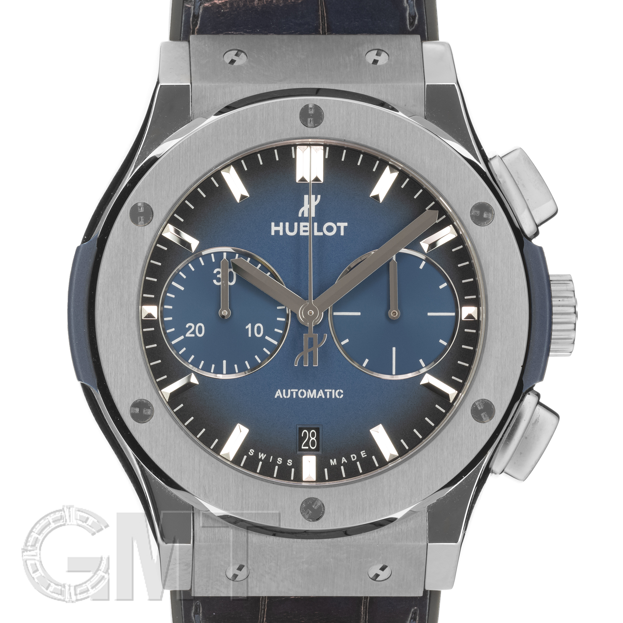 中古)HUBLOT ウブロ クラシック フュージョン クロノグラフ チタニウム