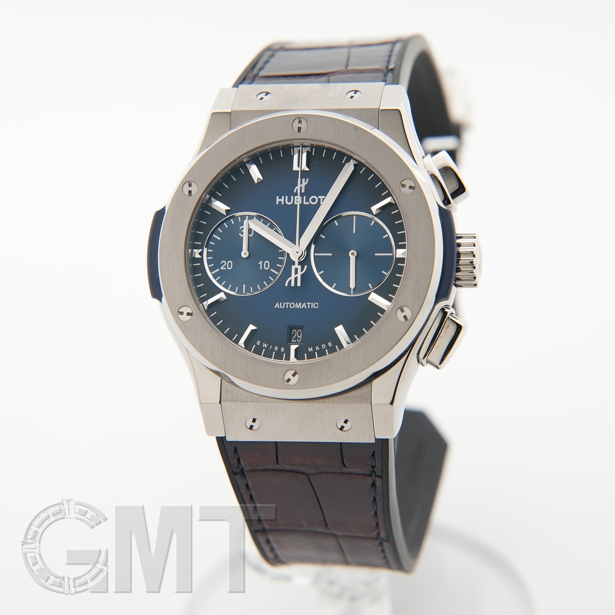 中古)HUBLOT ウブロ クラシック フュージョン クロノグラフ チタニウム